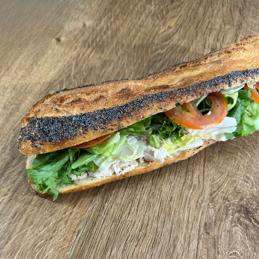 Sandwich Poulet-Pavot